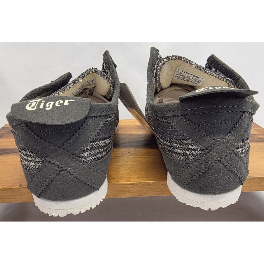 Onitsuka Tiger Mexico 66 Slip-On Rare 1182A046 Gray Tweed Unisex 6.5 NWT - Picture 4 of 12